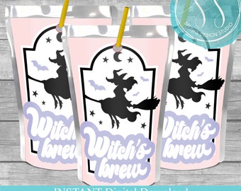 Halloween Juice Labels - Capri Sun Labels - Halloween Party- INSTANT DOWNLOAD