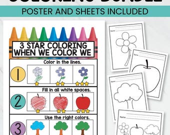 Printable Learning Chart Poster - Classroom Posters - Educational Rescource - Digital