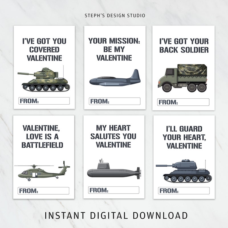 Military Valentine - Etsy