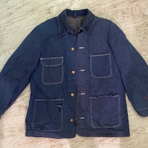 Vintage Wrangler Denim Chore Coat - Men&#39;s Medium