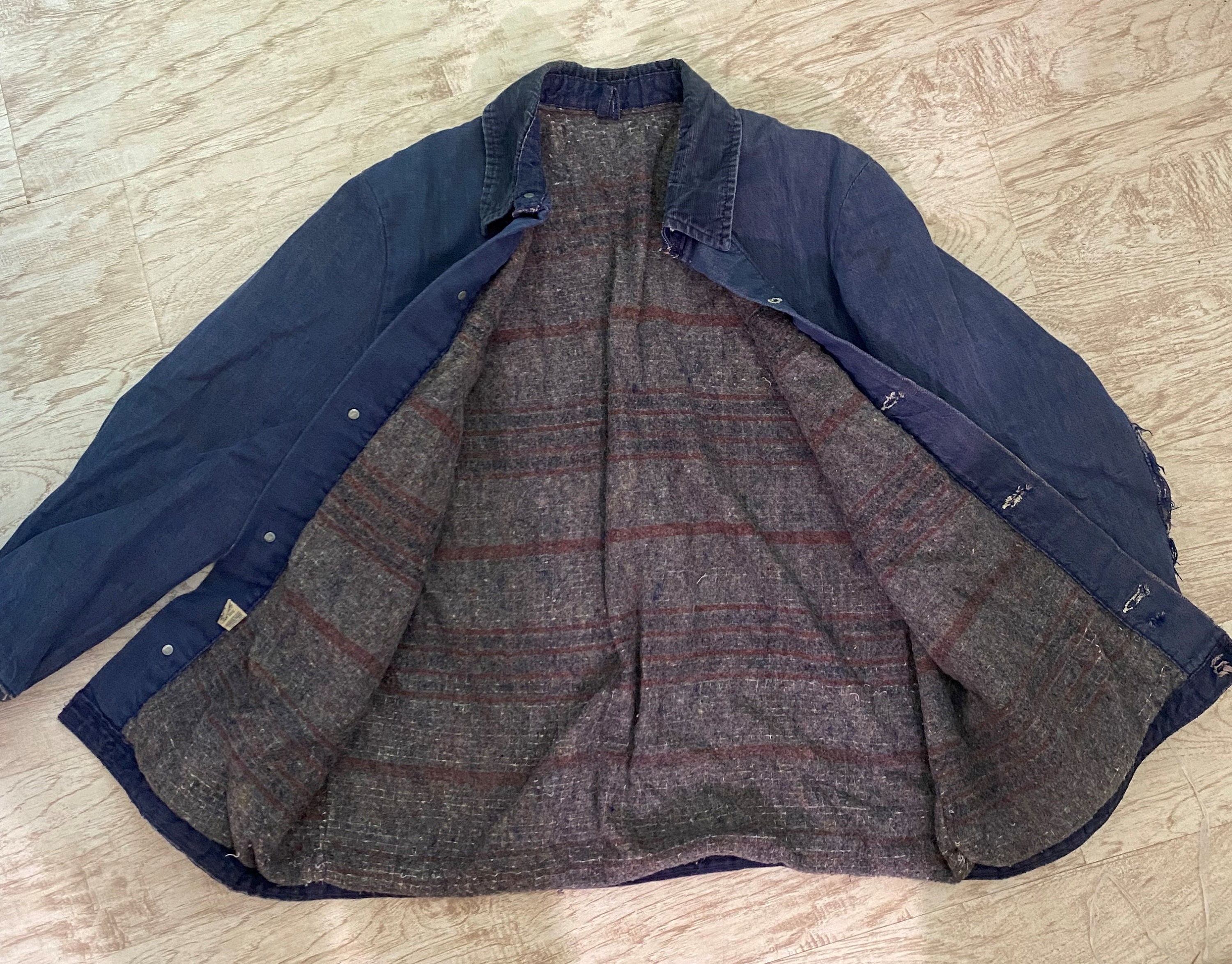 Vintage Wrangler Denim Chore Coat - Men's Medium - Etsy