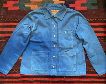Big Bud Press Denim Work Jacket - Marine Blue - XS