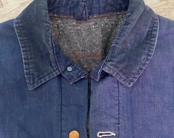 Vintage Wrangler Denim Chore Coat - Men's Medium - Etsy