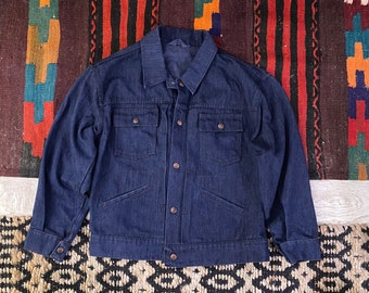 Agnes B. Washed Black Denim Jacket - French Luxury Designer