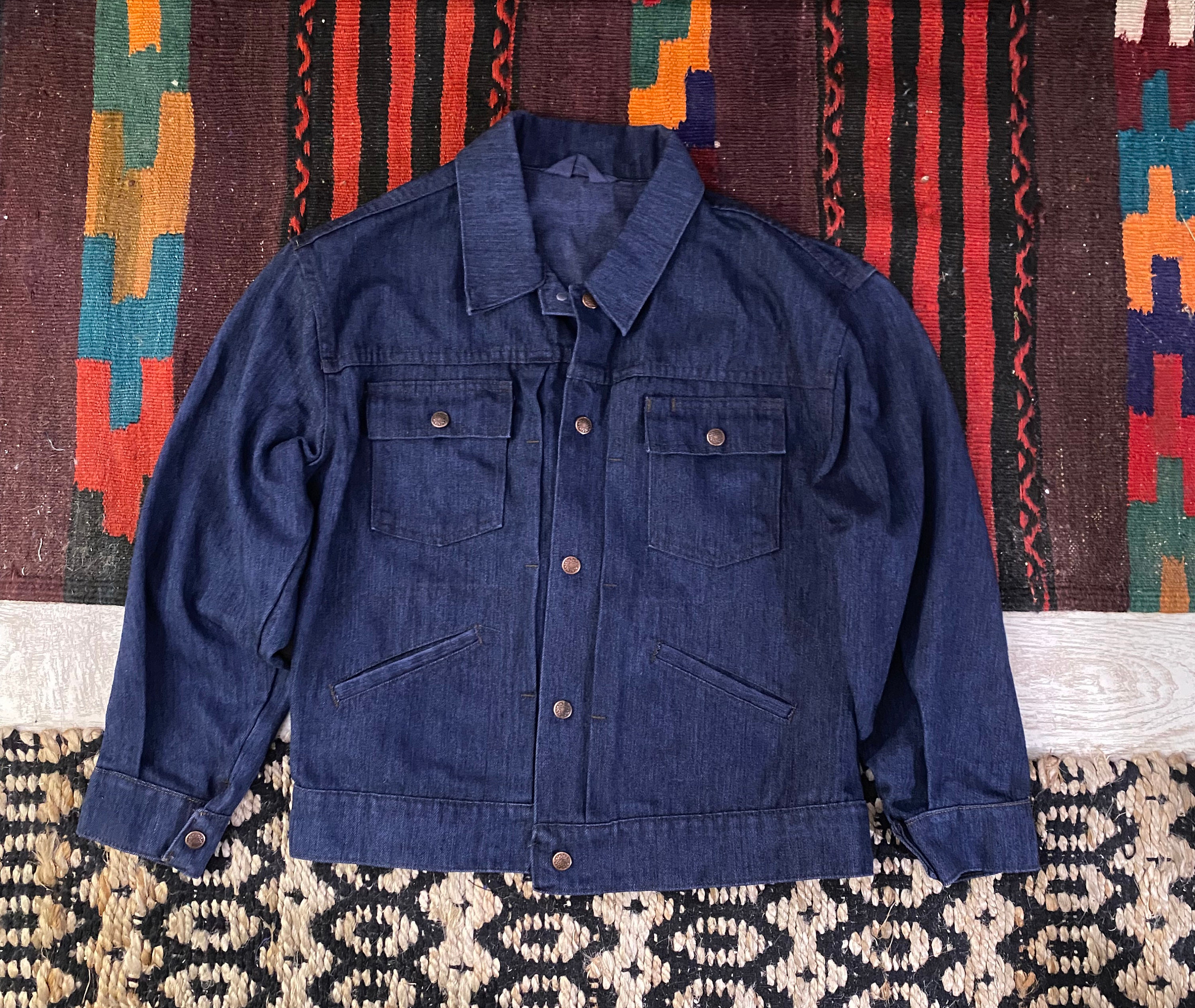 K*様 60s zip up denim jacket 1960s Zip Up Denim Work Jacket | Bronson Mfg – Bronson Mfg. Co.