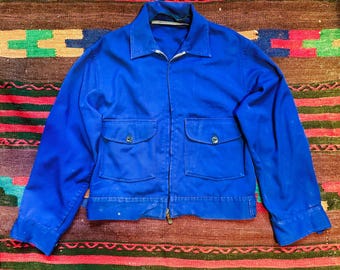 ジャケット・アウター 50s vintage rayon gabardine jacket Vintage Rayon Gabardine Reversible Jacket [1950s-] Brown
