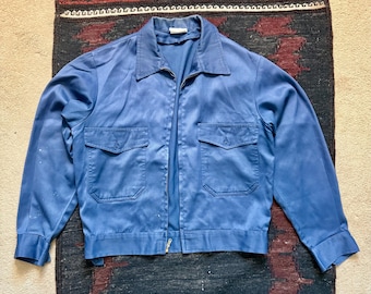 Distressed Vintage Mechanic Jacket - Men’s Medium
