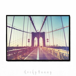Brooklyn Bridge Print, Instant Download Printable Art, Digital ...