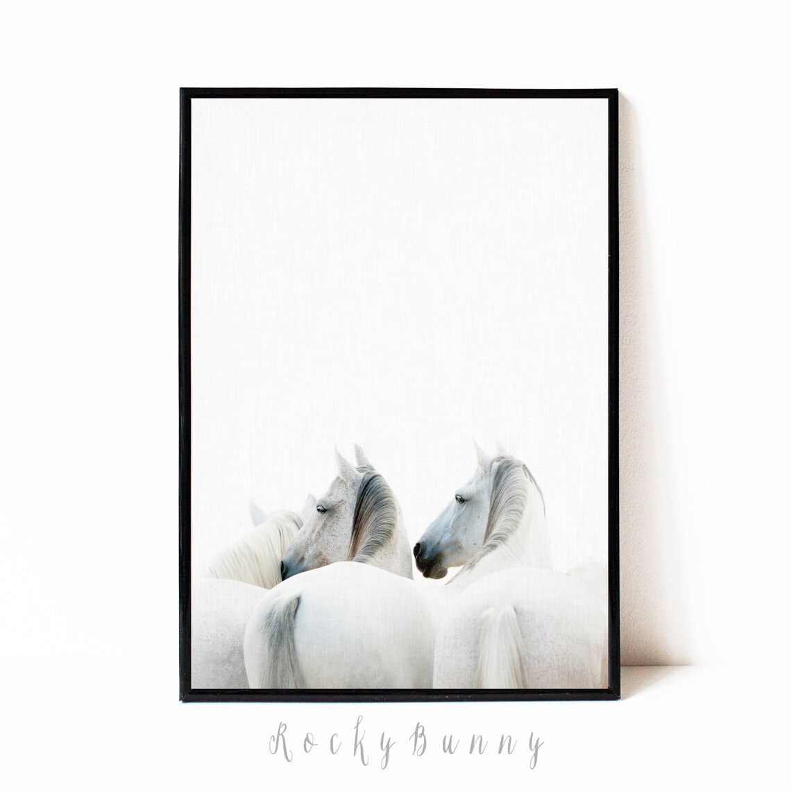 Horse Wall Art Print, Instant Download Printable Art, Modern Wall Decor