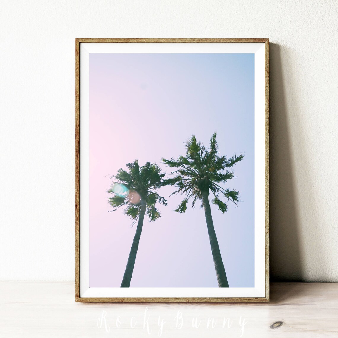 Tropical Summer Decor Palm Tree Photography Wall Art Etsy Canada