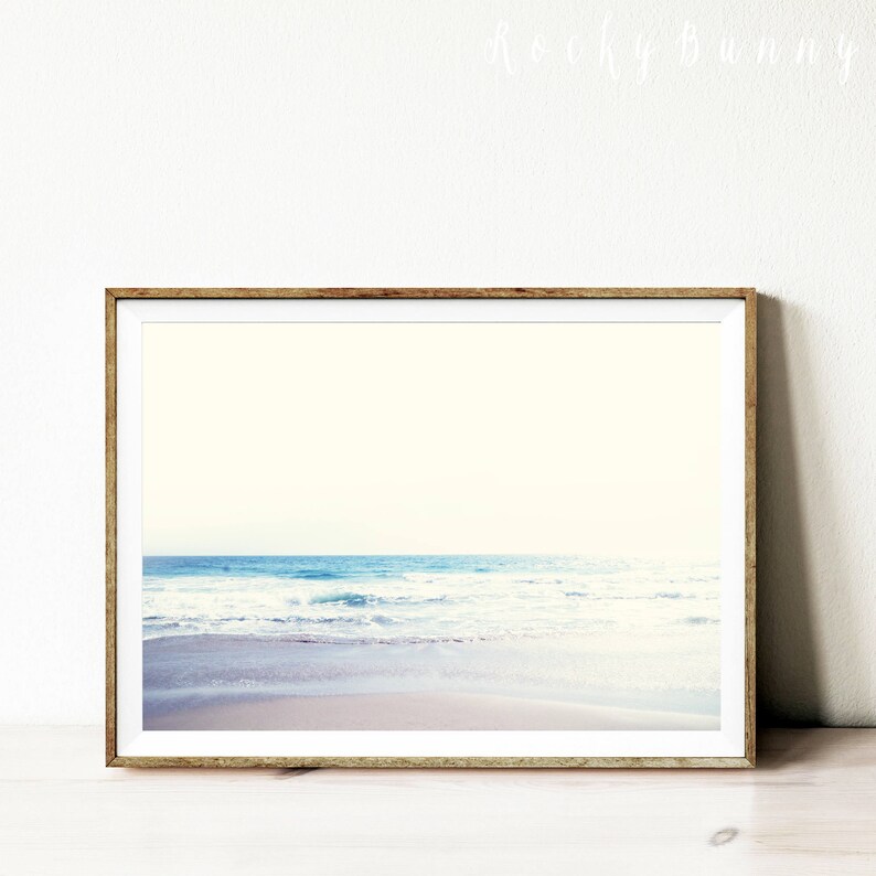 Beach Printable Art Digital Download Wall Art Vintage Ocean - Etsy