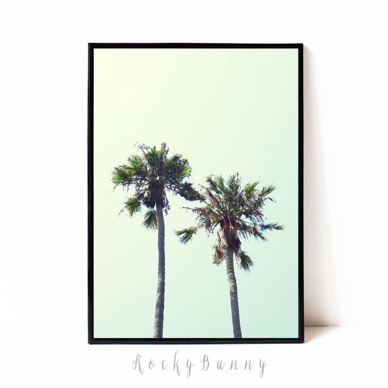 Palm Photography Digital Download Print Tropical Wall Art Etsy