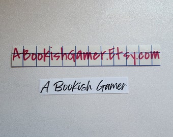 Custom Web Address Vinyl Decal