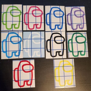 Among Us Inspired Vinyl Decals - Very Limited Stock