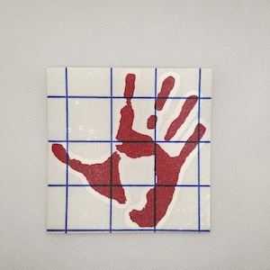 Supernatural Castiel&#39;s Handprint Vinyl Decal