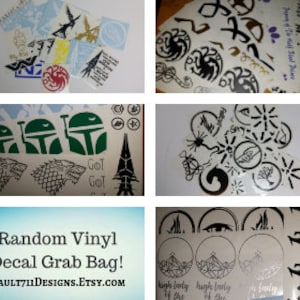 Random Vinyl Decal Grab Bag