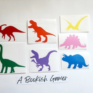 Dinosaur Vinyl Decals - Your Choice of Individual or Pack