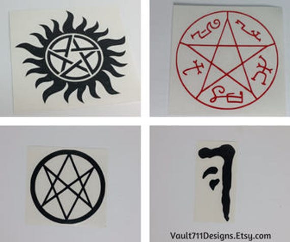supernatural men of letters symbol