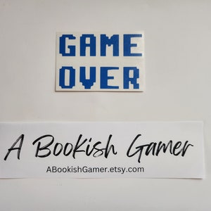 8 Bit Game Over Vinyl Decal