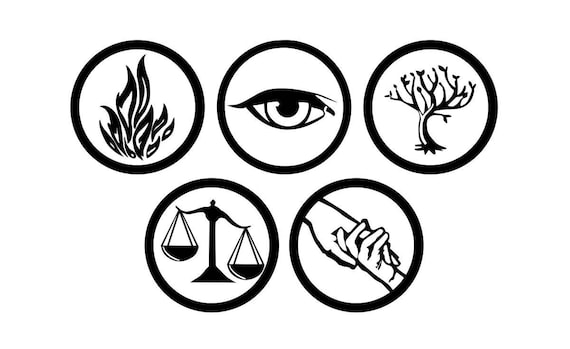 Divergent Faction Vinyl Decals Available as Singles or Packs - Etsy