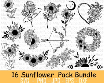Free Free 191 Sunflower Half Leaf Wreath Svg SVG PNG EPS DXF File