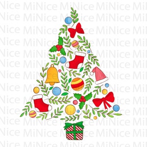 Christmas Sublimation , Christmas Tree Png, Christmas , Transfer ,Winter ,Clipart ,Printable Art ,Christmas PNG