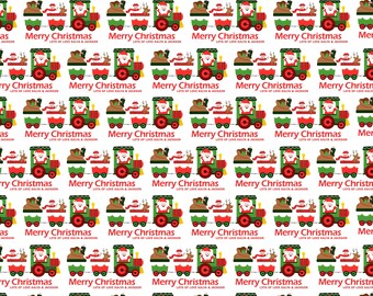 train wrapping paper
