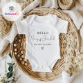 Grandparent Reveal Baby Vest | Personalised Nanny and Grandad Announcement Bodysuit | New Baby Surprise Idea | Pregnancy Reveal to Family