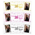 Personalised Photo Happy Birthday Kids Boy Girl Adults Any Age Name Party Banners