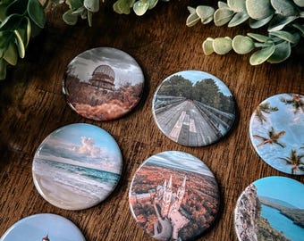 Custom Photo Fridge Magnets, Personalized Gift, 2.25"