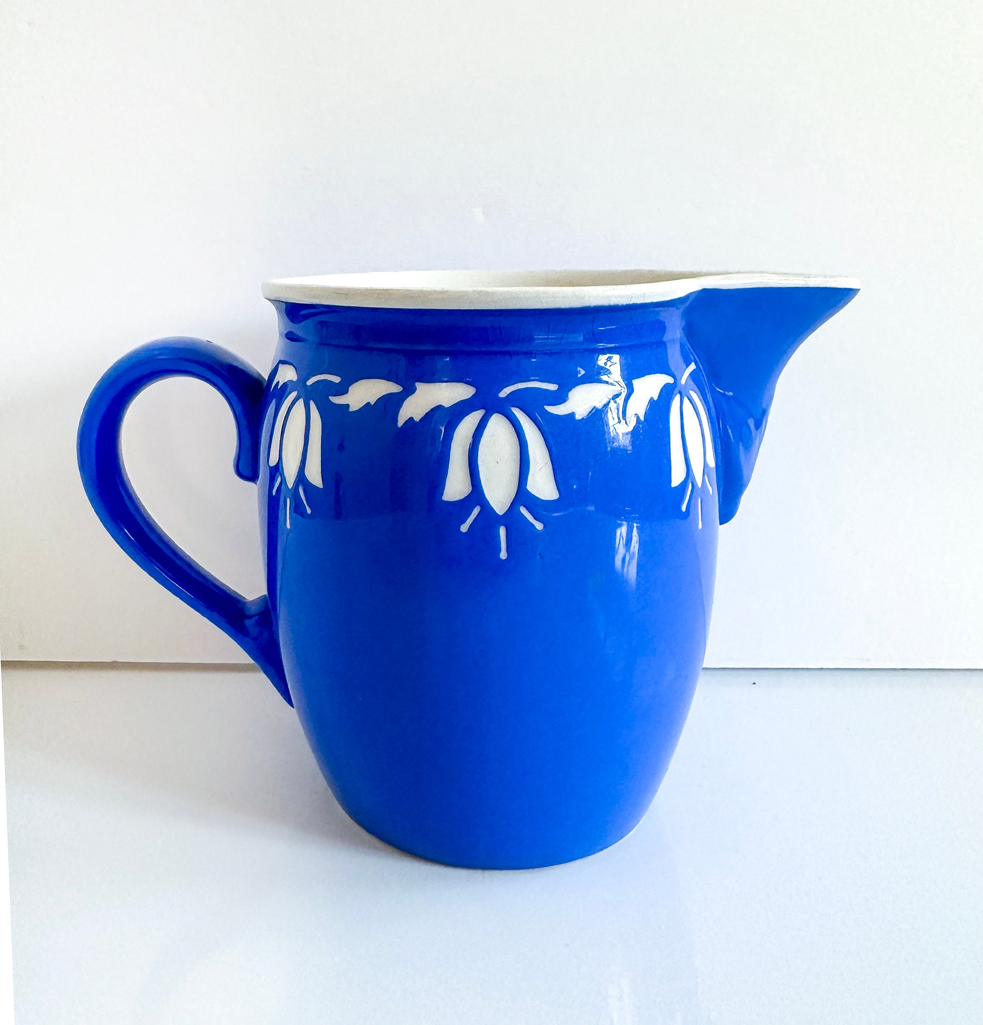 Antique Villeroy and Boch Pitcher - Etsy