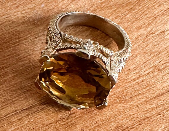 Vintage Stephen Dweck Statement Ring, Round Facet… - image 5