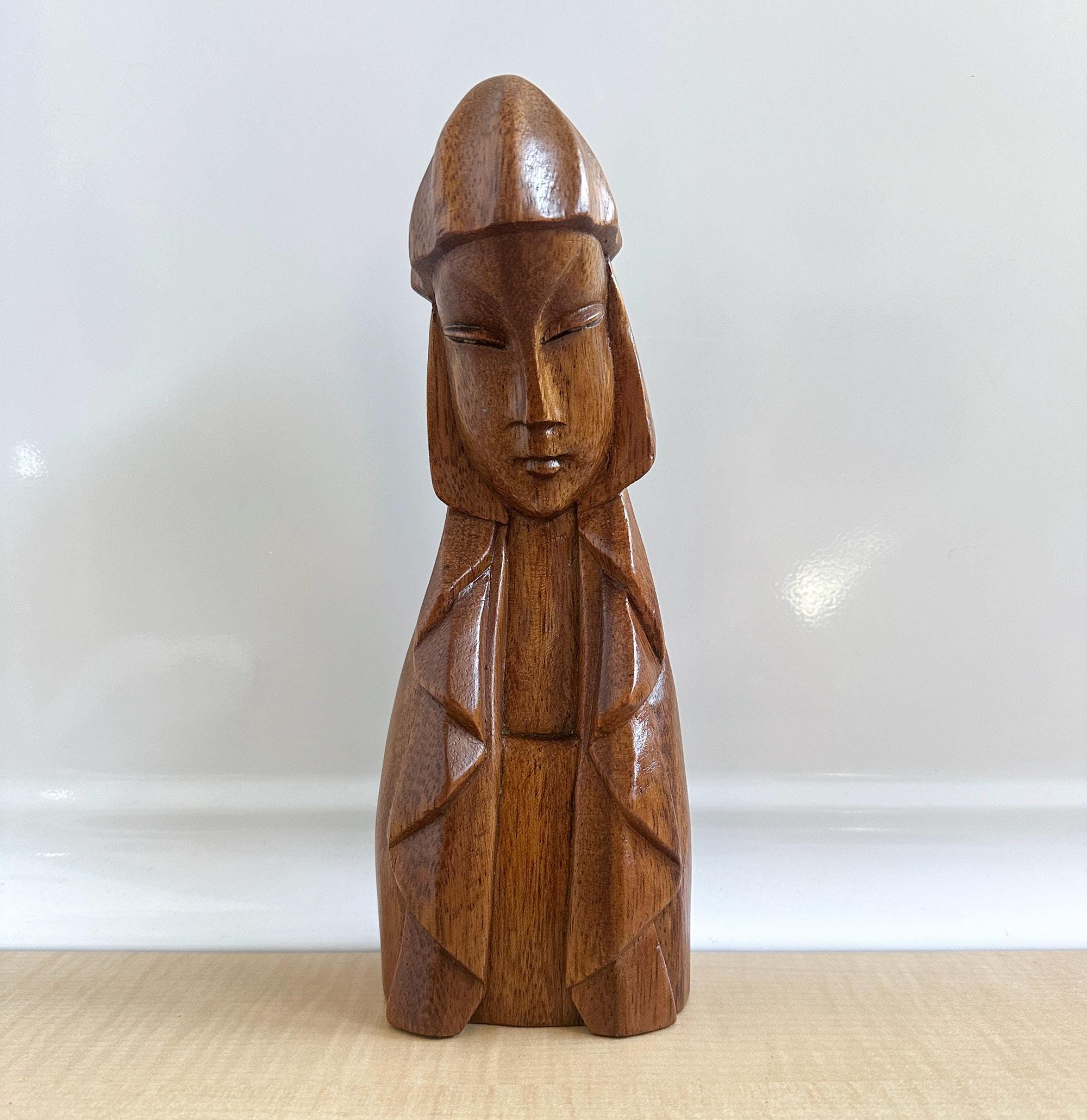 Vintage Virgin Mary Statue Mcm - Etsy