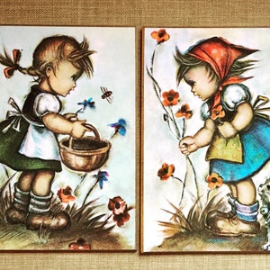Vintage Hummel children wall decor, Nashco Products, New York