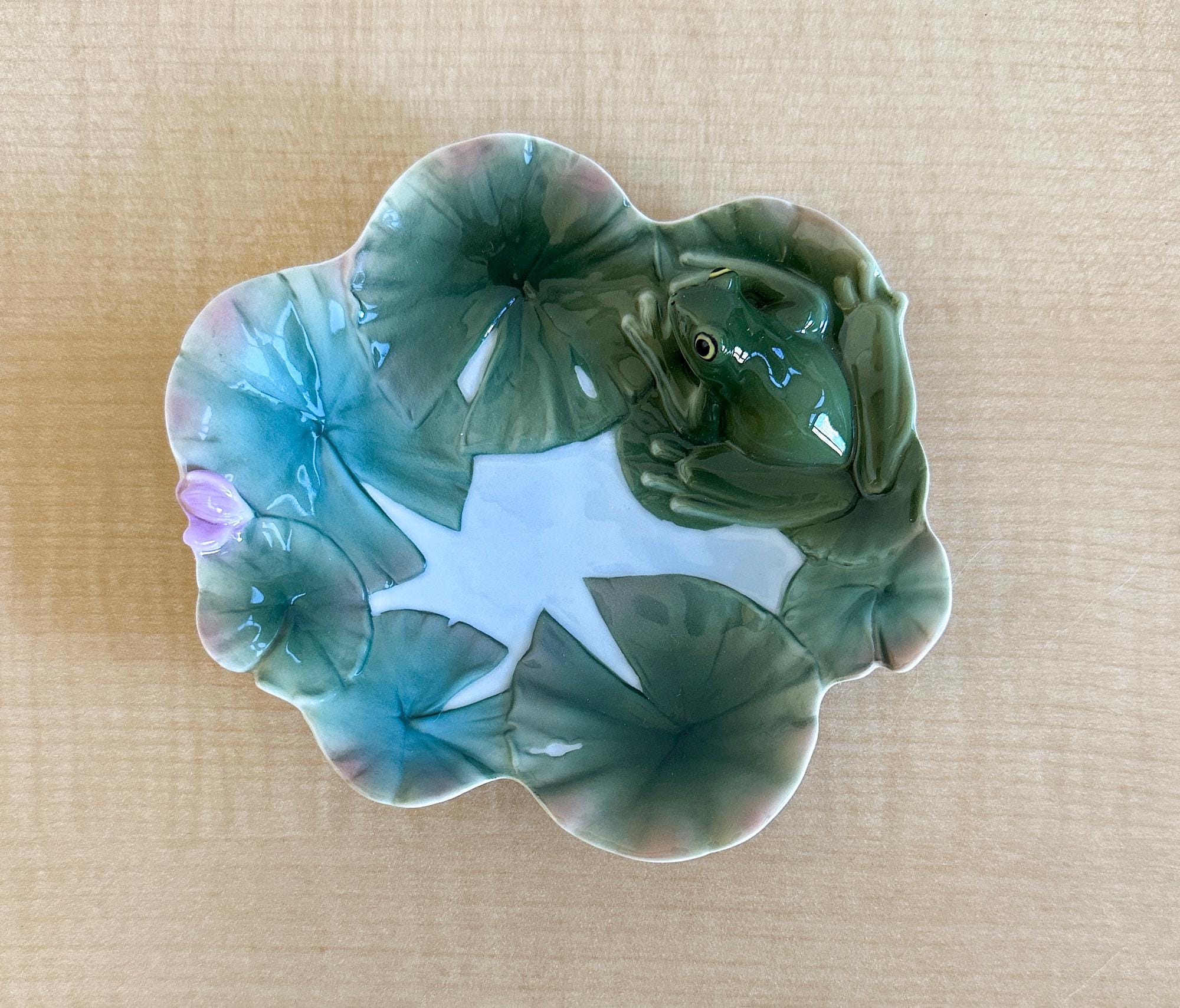 Franz Porcelain Frog - Etsy