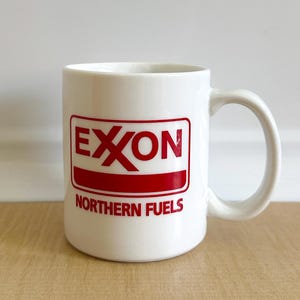 Vintage Shell Exxon Collectable Mug, Northern Fuels, Automotive Lubricants Petroleum