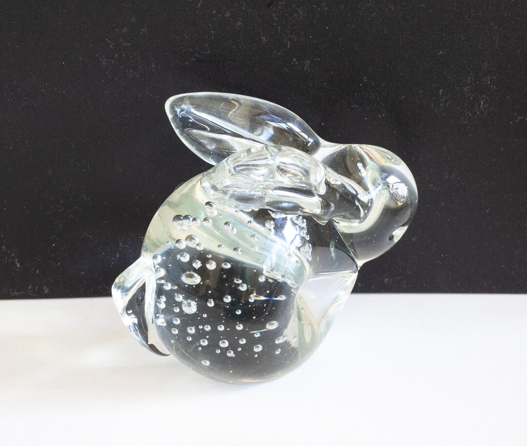 Vintage Lefton Blown Glass Rabbit, Bunny Art Glass, Easter Bunny - Etsy
