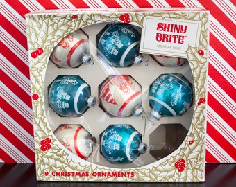 Shiny Brite Christmas Ornaments, Carolers Ornaments, American Made, Max Eckardt Holiday Decorations