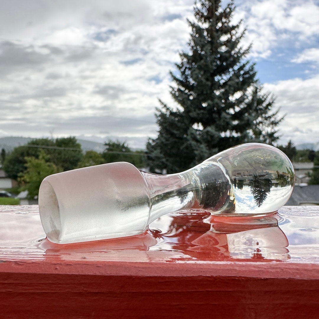Vintage Glass Decanter Bottle Stopper Etsy
