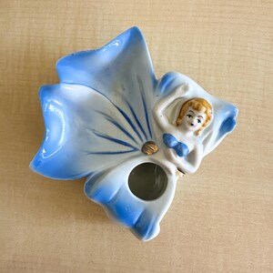 Vintage Naughty Nodder Ashtray (missing legs) Takito Pin Up Ceramic Trinket Holder