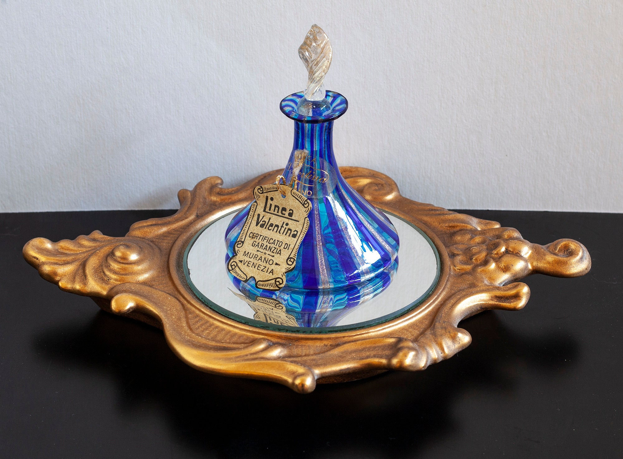 Linea Valentina murano venezia 香水瓶 Perfume Bottle Murano, Linea Valentina, Italian Art Glass, with