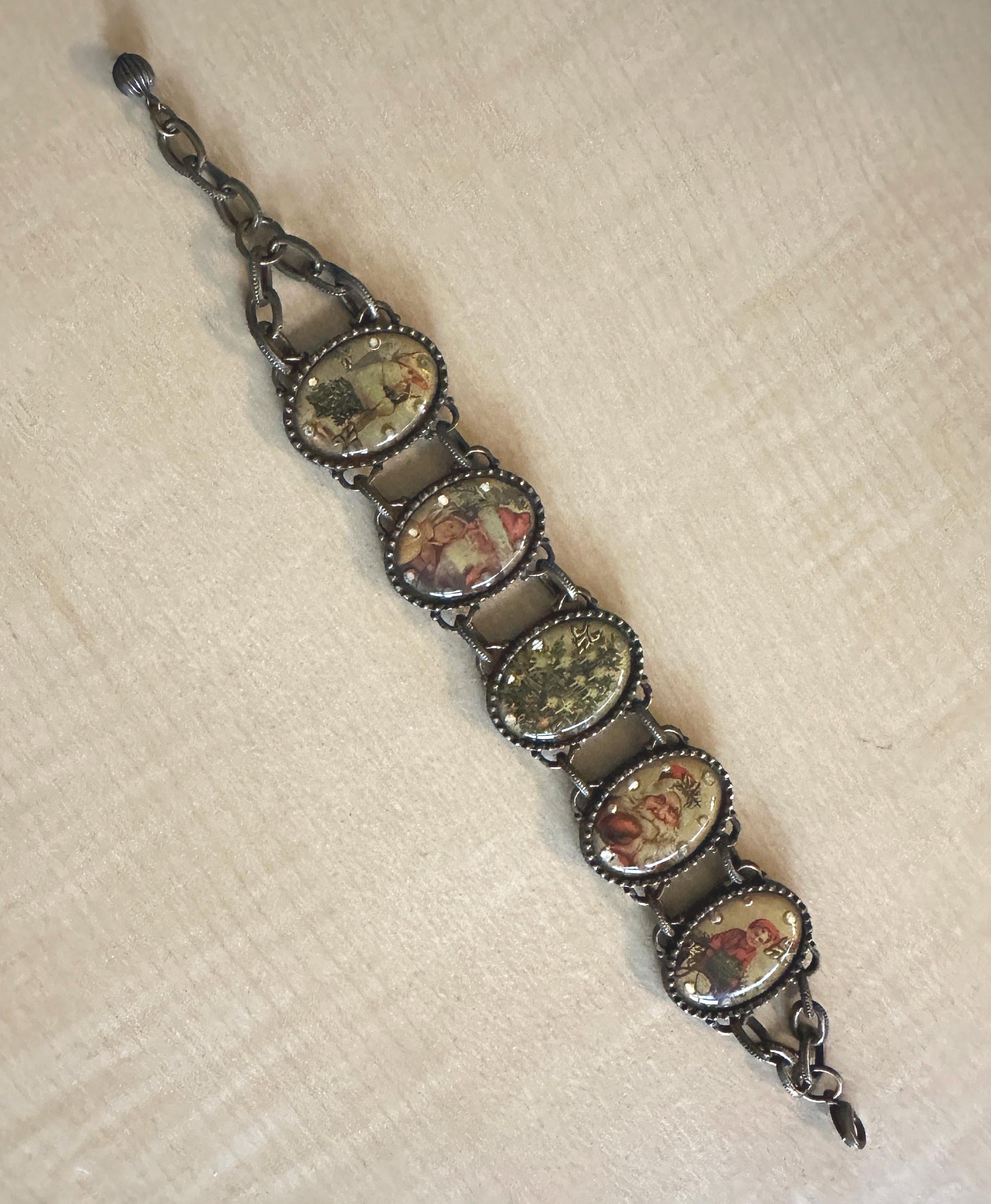 Bracelet Vintage Perles De Quartz Rose Nina Ricci - Années 1990 - Occasion