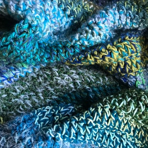 Prayer Shawl, Living Water -- shipping included; SOLD, but a similar item can be made to order; shipping cost included