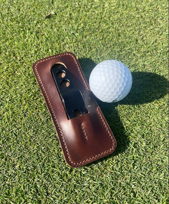 Scotty Cameron ゴルフマーカー ケース Handmade Horween Leather Golf Tee Holder: Magnetic Ball