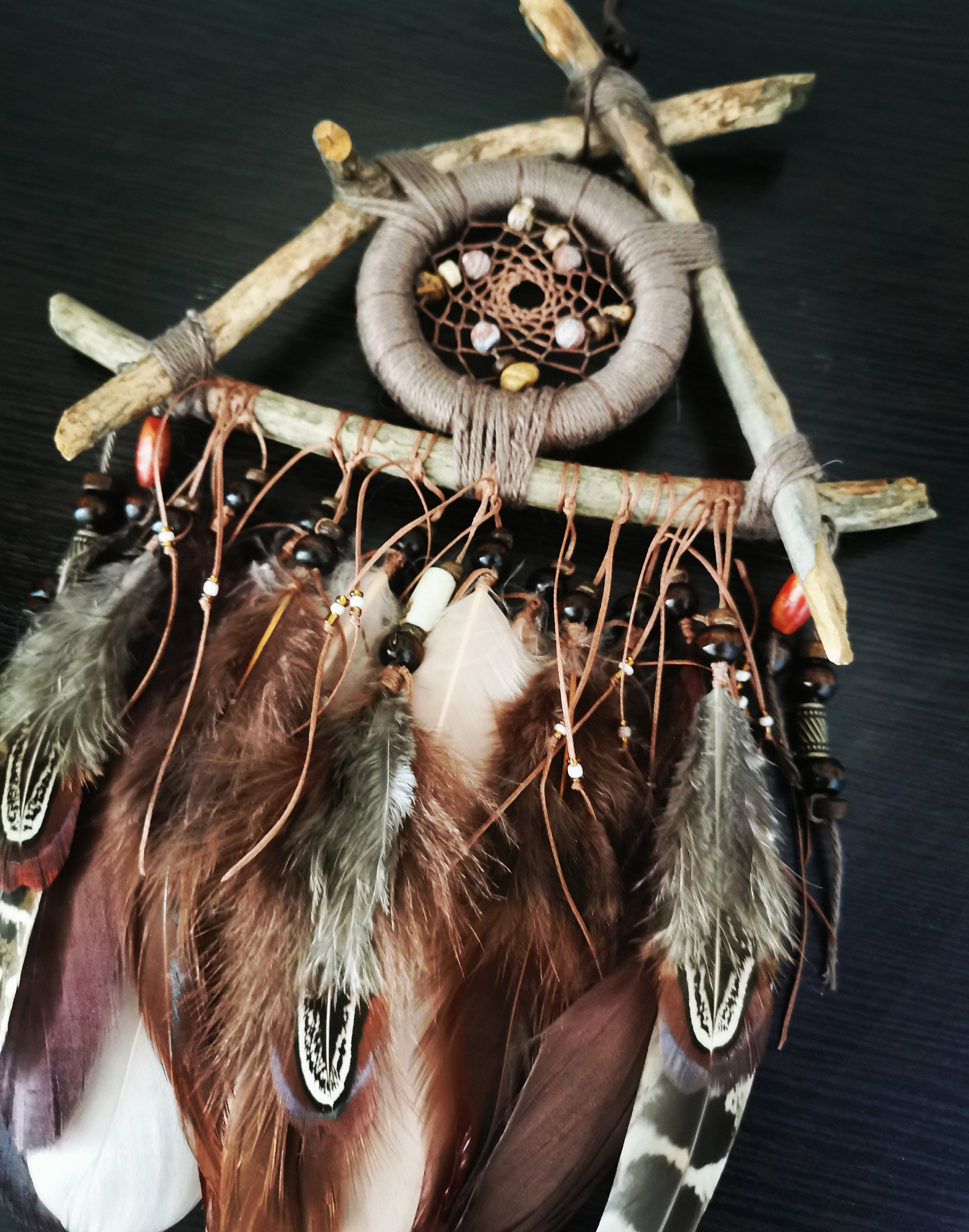 Dreamcatcer Native American style Dream catcher Boho Wall Etsy