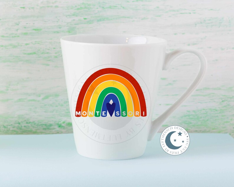 Download Montessori Rainbow SVG File montessori teacher gift svg | Etsy