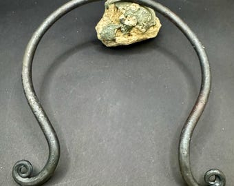 Hand forged viking neck torc