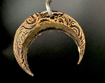 Bronze Crescent moon