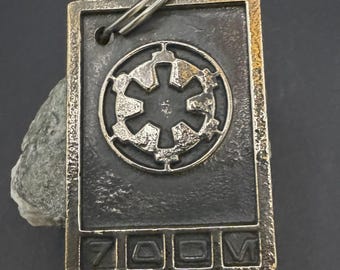 Bronze galactic credit keyring