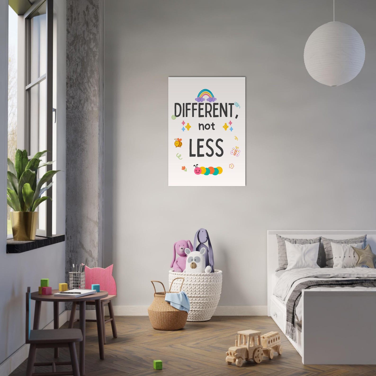 Celebrate Neurodiversity: 'different, Not Less' Poster - Autism, ADHD ...